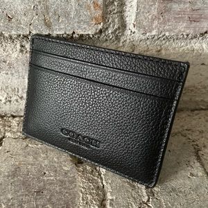 Coach Men’s slim wallet with money clip